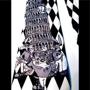 VTG 80’s Looney Tunes character Tie.Never worn